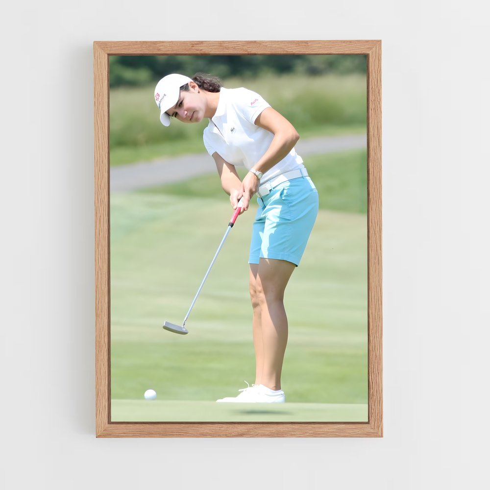 Poster Lorena ochoa parcours – affiche Golf (vue 4)